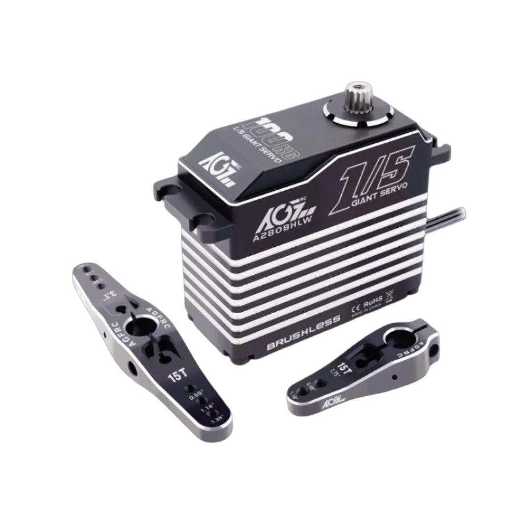 AGFRC Brushless 100KG (1390 oz) Billet Servo - A280BHLW