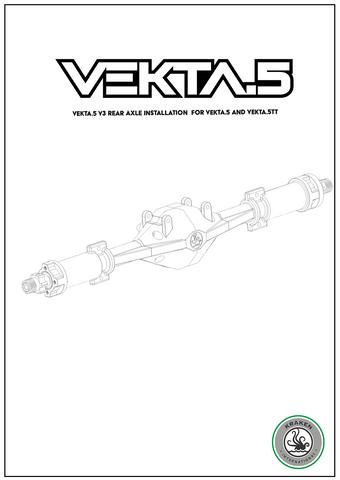 VEKTA.5 - V3 Rear Axle Guide Sheet [KV3621]