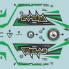 Kraken VESLA.5 Decal - Grey/Green [KVS153]